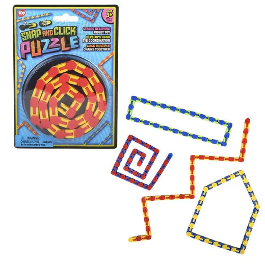 The Toy Network-21.5" Snap & Click Puzzle XL Assorted Colors--Legacy Toys