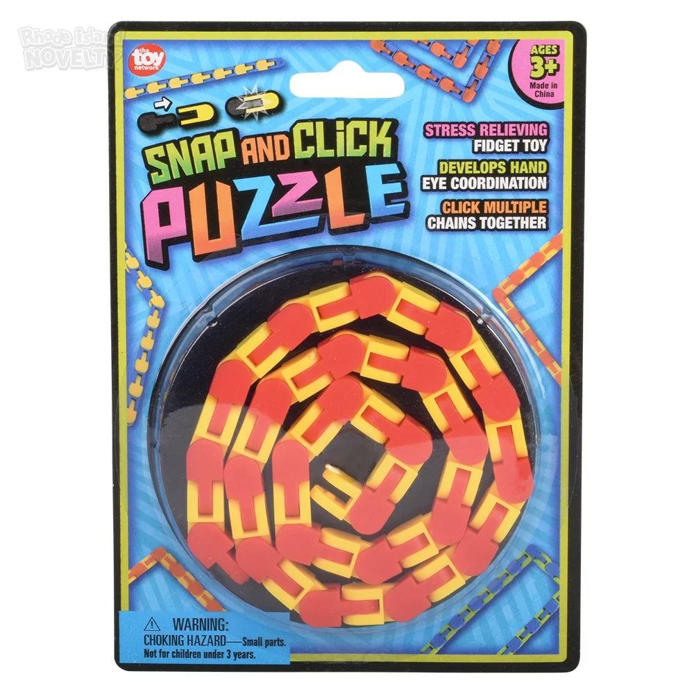 The Toy Network-21.5" Snap & Click Puzzle XL Assorted Colors-GA-SNC21-Single-Legacy Toys