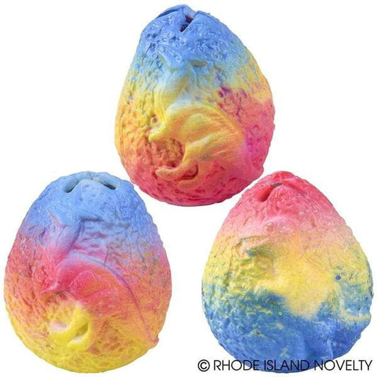 The Toy Network-2.25" Squeezy Bead Rainbow Dinosaur Egg--Legacy Toys