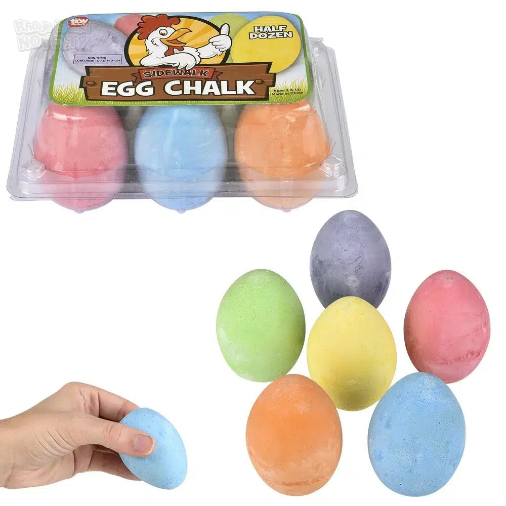 The Toy Network-2.5" Egg Sidewalk Chalk-ST-CHEGG-Legacy Toys