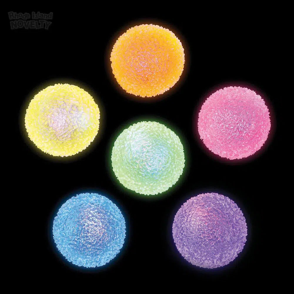 The Toy Network-2.5" Light-Up Crystal Bouncy Ball Assorted Colors--Legacy Toys
