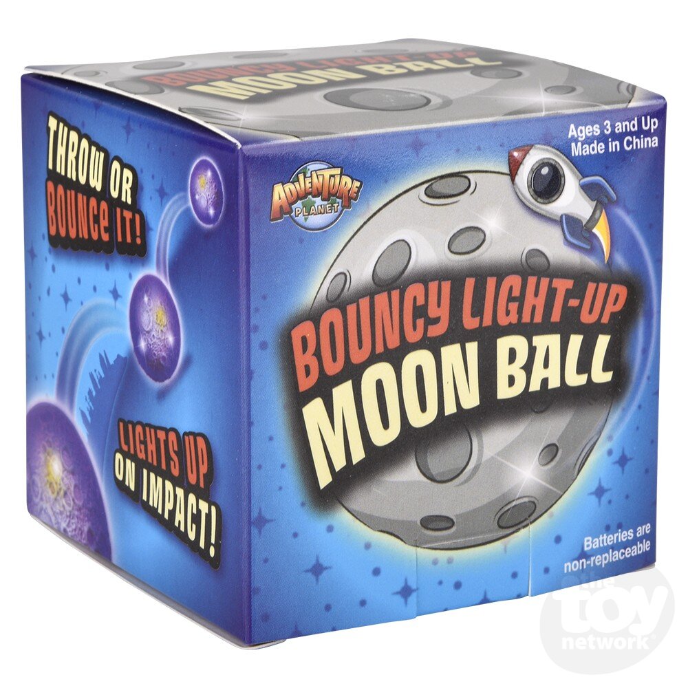 The Toy Network-2.75" Light-Up Moon Bounce Ball-AM-MOBLI-Legacy Toys
