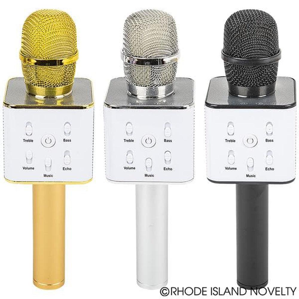 The Toy Network-3 In 1 Wireless Handheld Karaoke Microphone Assorted Colors-EC-KARMI-Legacy Toys
