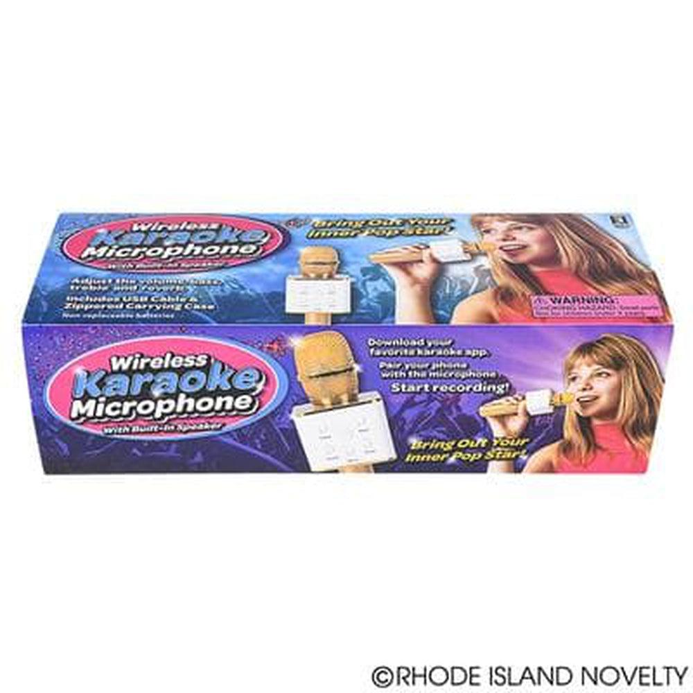 The Toy Network-3 In 1 Wireless Handheld Karaoke Microphone Assorted Colors-EC-KARMI-Legacy Toys