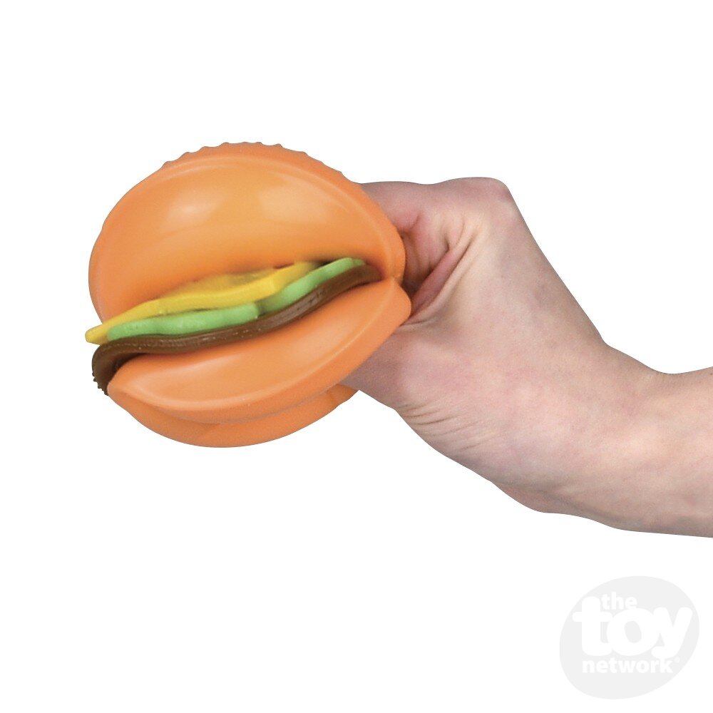 The Toy Network-3" Squish And Stretch Hamburger-CA-SSHBG-Legacy Toys