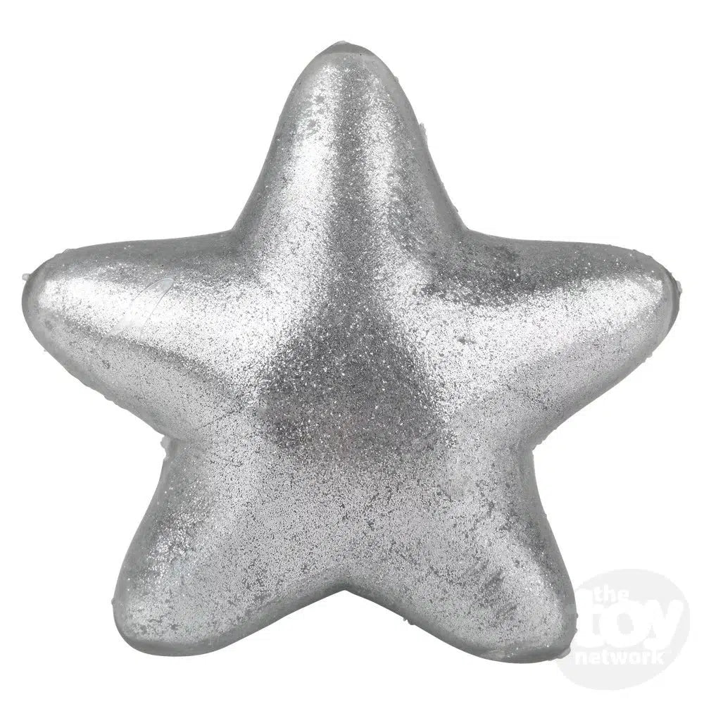The Toy Network-3" Squish Sticky Glitter Star--Legacy Toys