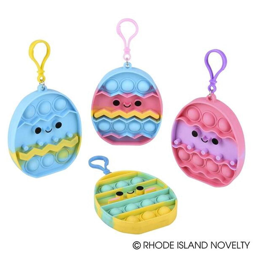 The Toy Network-4" Easter Bubble Popper Clip on Assorted Styles-ZE-BPCE2-Easter Egg-Legacy Toys