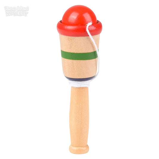 The Toy Network-4" Mini Wooden Catch Ball Game-GA-CATMI-Legacy Toys