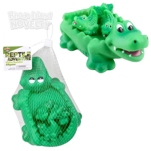The Toy Network-4 Piece Alligator Bath Play Set-AK-ALLBA-Legacy Toys