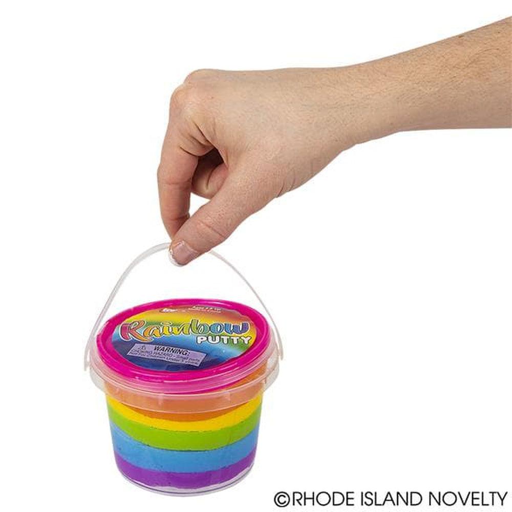 The Toy Network-4" Rainbow Bouncing Putty--Legacy Toys