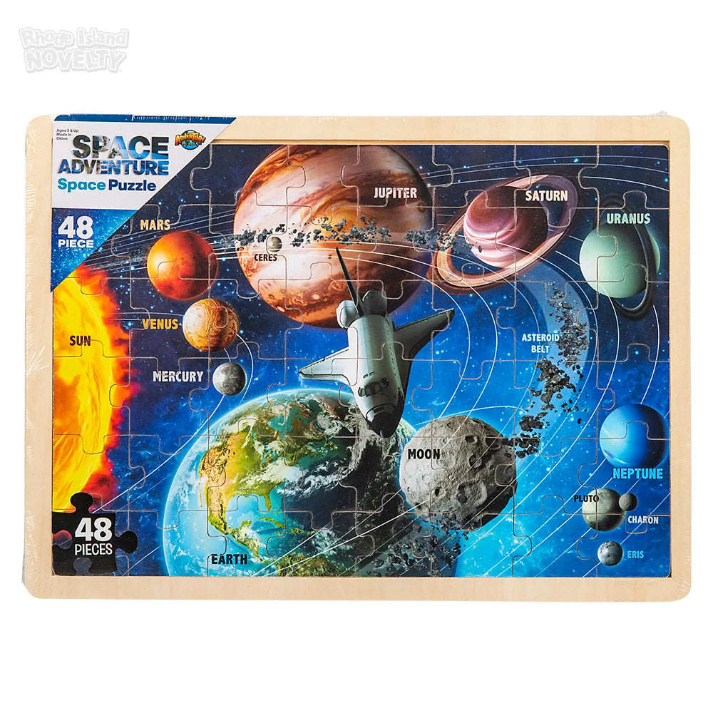 The Toy Network-48 Piece Space Wooden Puzzle-AG-48SPA-Legacy Toys