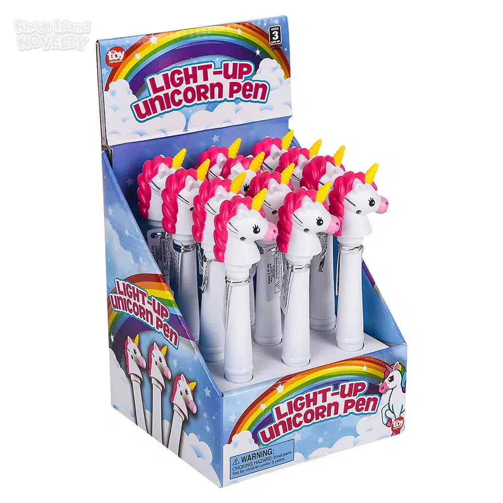 The Toy Network-6" Unicorn Pen With White Light--Legacy Toys