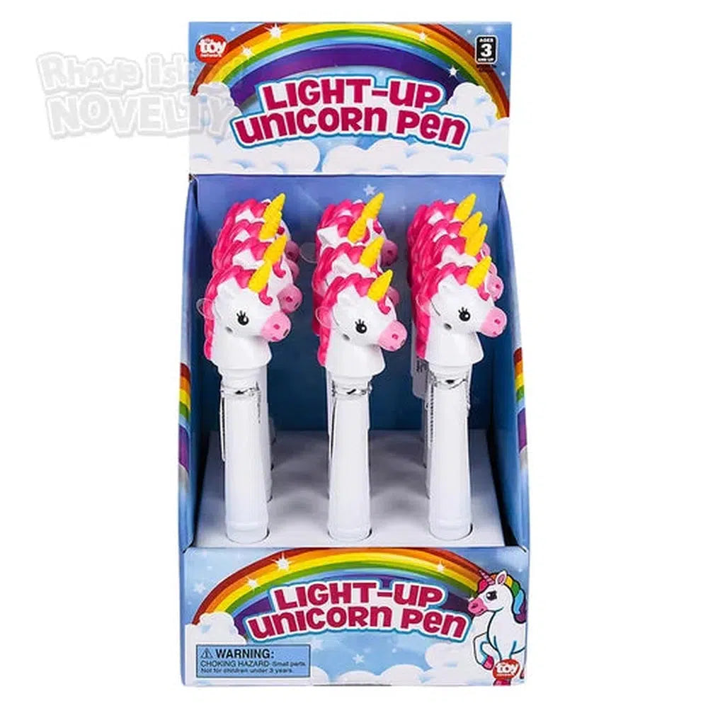 The Toy Network-6" Unicorn Pen With White Light--Legacy Toys