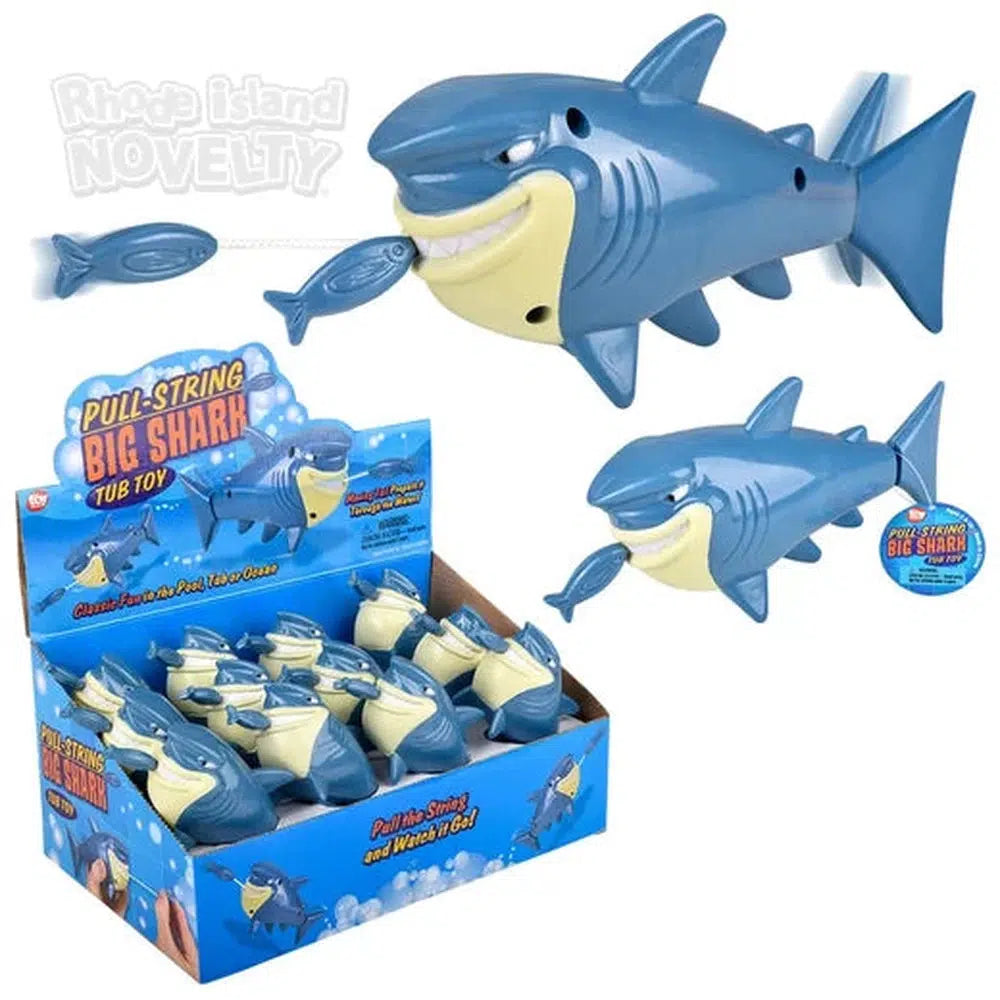 Bl Gifts Imports TR33249 Pull-String Shark Bath Toy