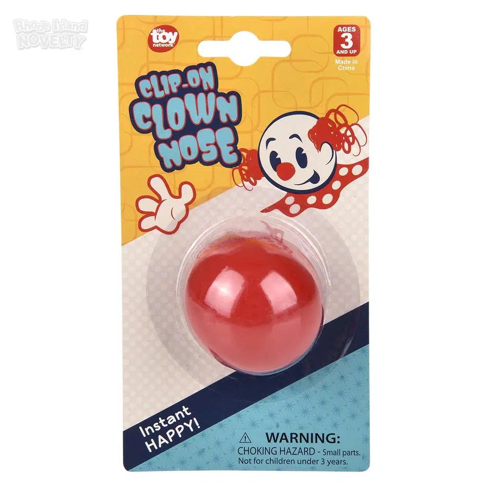The Toy Network-Clip-On Clown Nose-JK-CDCLO-Legacy Toys