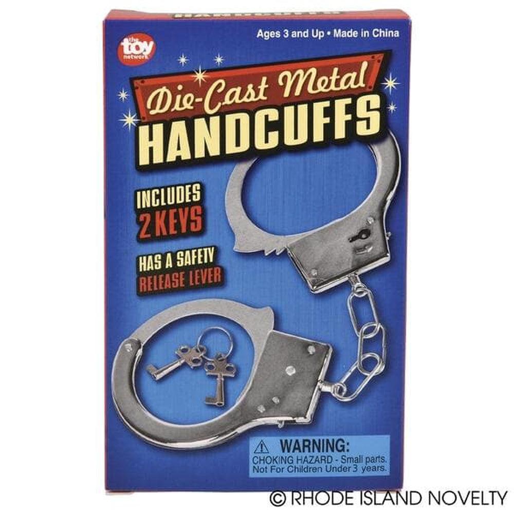 The Toy Network-Die-Cast Metal Hand Cuffs--Legacy Toys