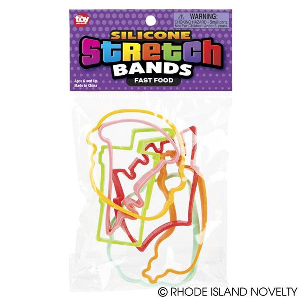 The Toy Network-Fast Food Silicone Stretch Bands-JB-SSFAS-Single-Legacy Toys