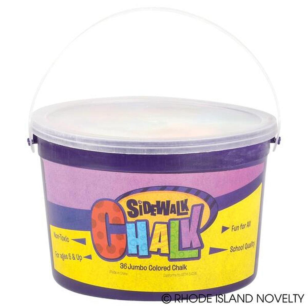 The Toy Network-Jumbo Sidewalk Chalk In A Bucket--Legacy Toys