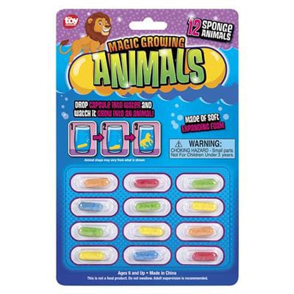 The Toy Network-Magic Growing Animal Capsules--Legacy Toys