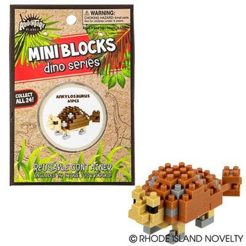 The Toy Network-Mini Blocks - Ankylosaurus 61 Pieces-AM-MBANK-Legacy Toys