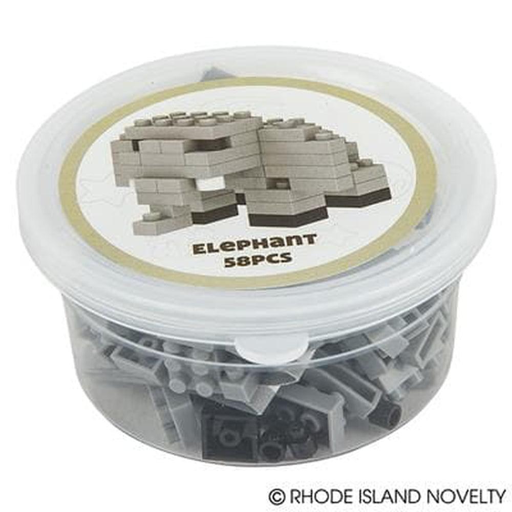 The Toy Network-Mini Blocks - Elephant 58 Pieces-AM-MBELE-Legacy Toys