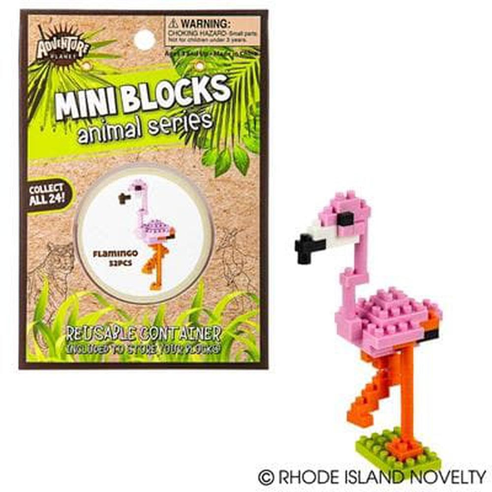 The Toy Network-Mini Blocks - Flamingo 52 Pieces-AM-MBFLA-Legacy Toys