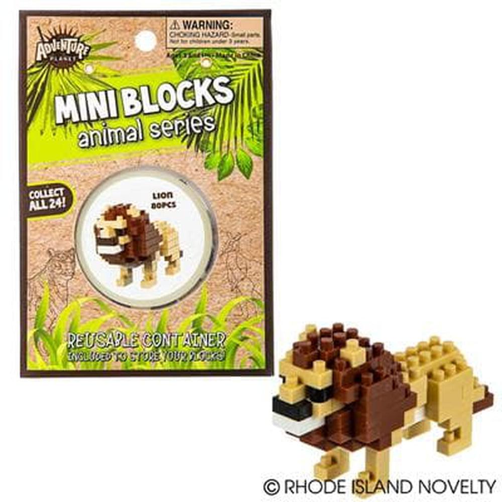 The Toy Network-Mini Blocks - Lion 80 Pieces-AM-MBLIO-Legacy Toys
