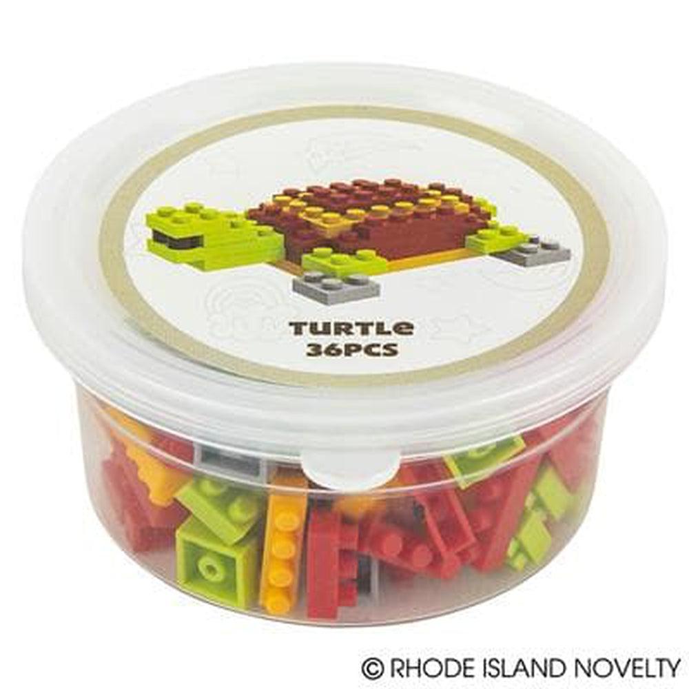 The Toy Network-Mini Blocks - Turtle 36 Pieces-AM-MBTUR-Legacy Toys