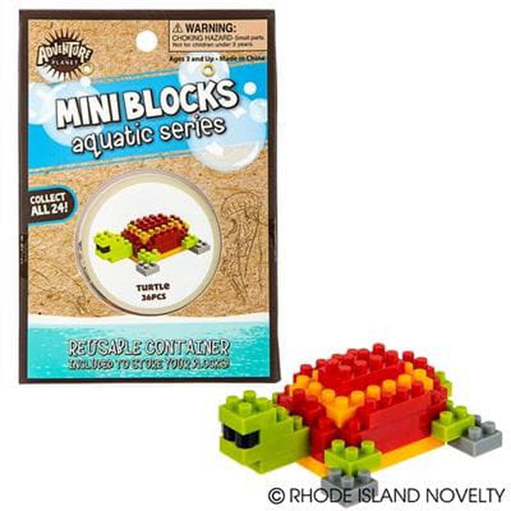 The Toy Network-Mini Blocks - Turtle 36 Pieces-AM-MBTUR-Legacy Toys