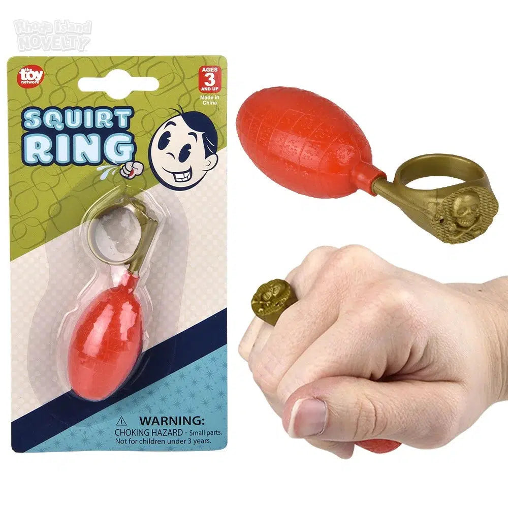 The Toy Network-Squirt Ring-JK-CDSQR-Pack of 12-Legacy Toys