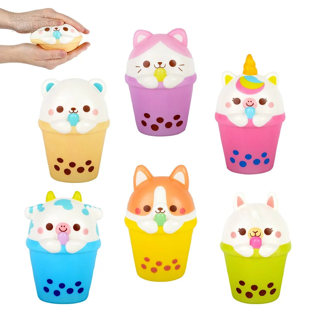 The Toy Network-Squish Bubble Tea Animal 5