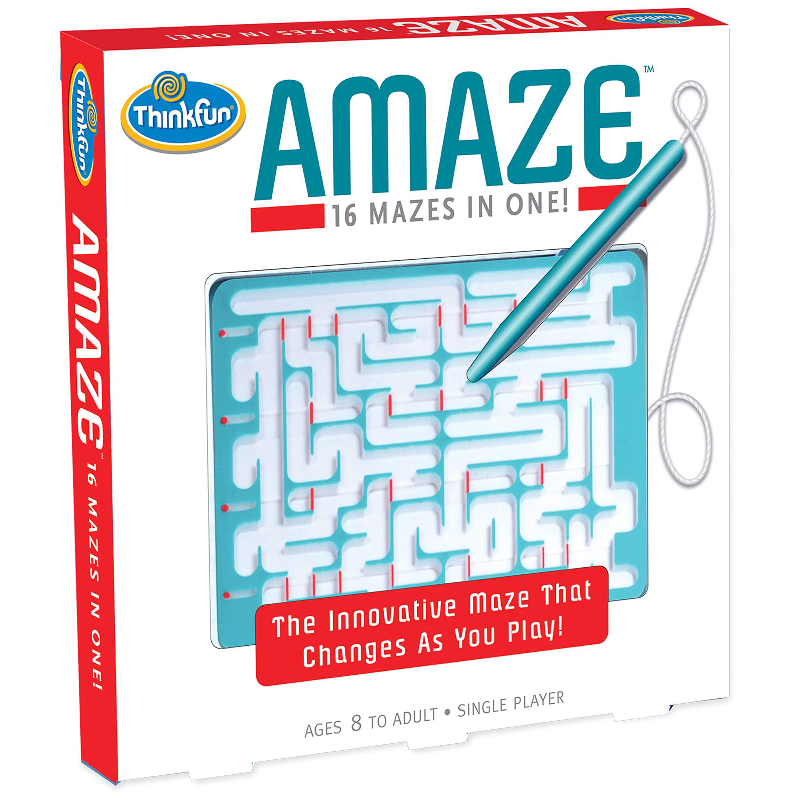 Think Fun-Amaze: 16 Mazes in One!-45582019-Legacy Toys