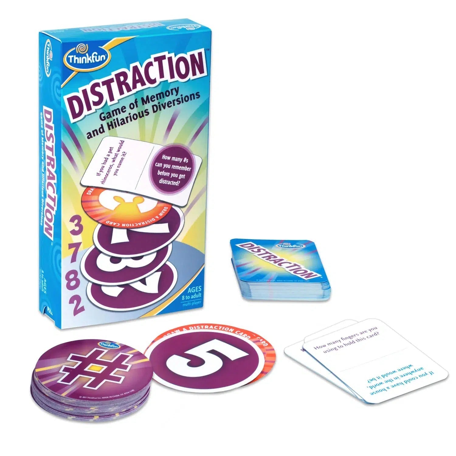 Think Fun-Distraction: Game of Memory and Hilarious Diversions-44001514-Legacy Toys