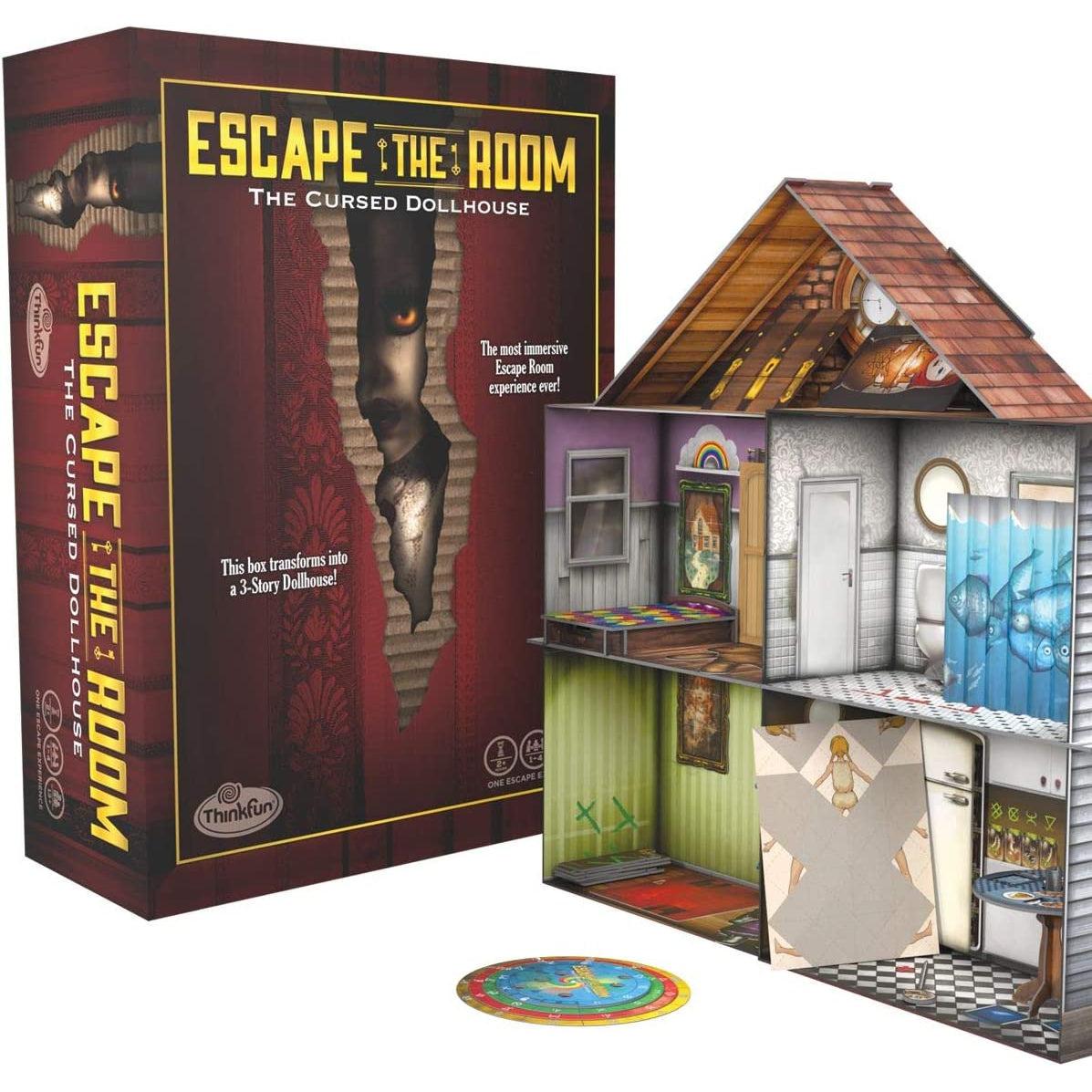 Think Fun-Escape the Room: Cursed Dollhouse-44007353-Legacy Toys