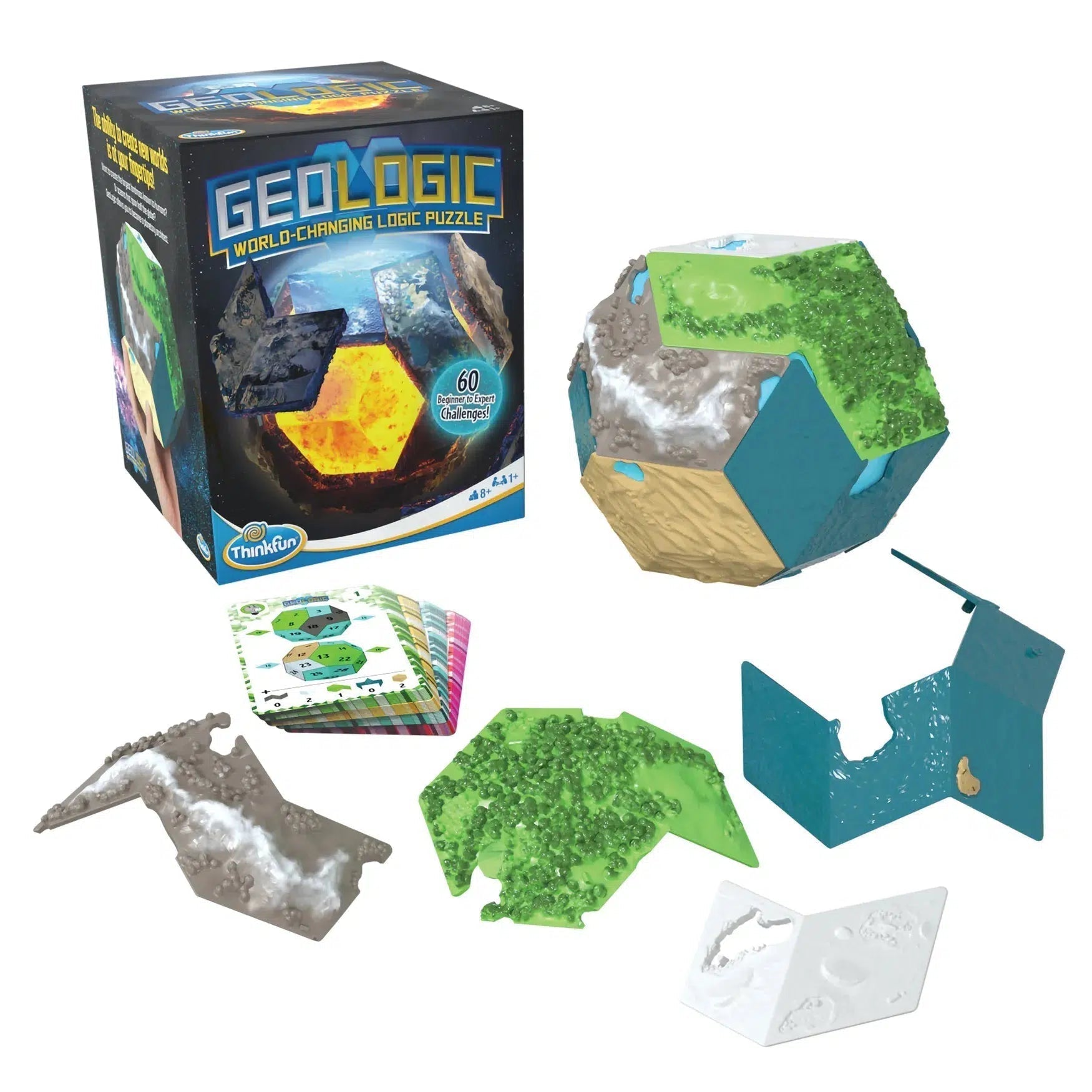 Think Fun-GeoLogic: World-Changing Logic Puzzle-76421-Legacy Toys