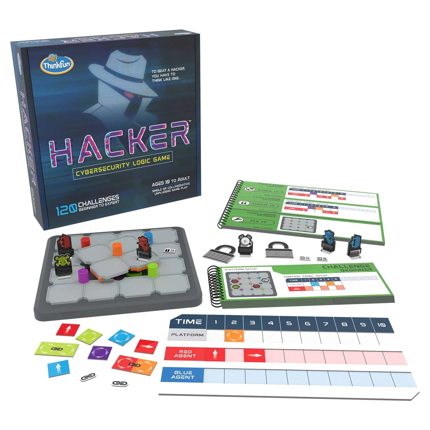 Think Fun-Hacker - Cybersecurity Logic Game-01920-Legacy Toys