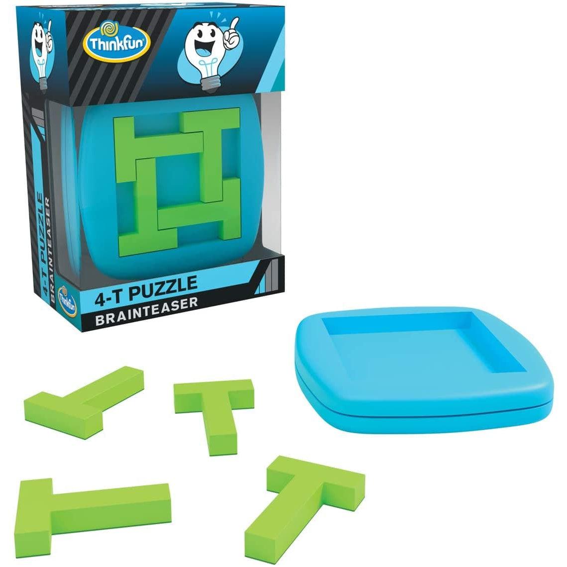 Think Fun-Thinkfun Pocket Brainteasers-12763-4 T Puzzle Game-Legacy Toys