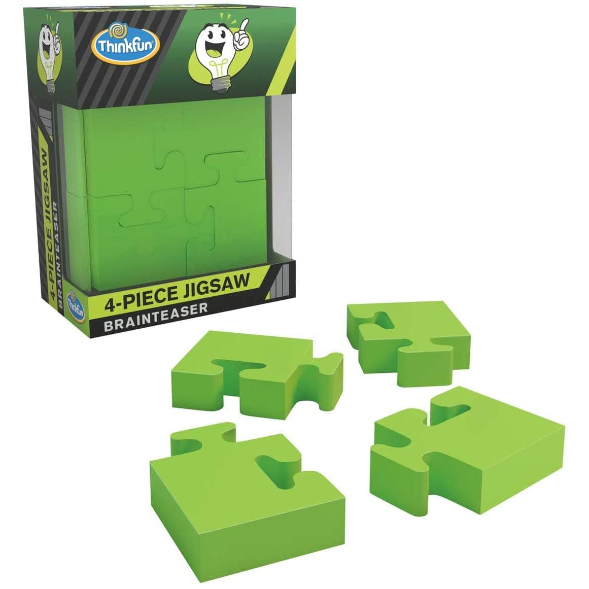 Think Fun-Thinkfun Pocket Brainteasers-12764-4 Piece Jigsaw Puzzle Game-Legacy Toys