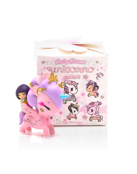 Tokidoki-Cherry Blossom Unicorno Series 2 Blind Box-TDTUNCBS2-MTI-NS-S-Single-Legacy Toys