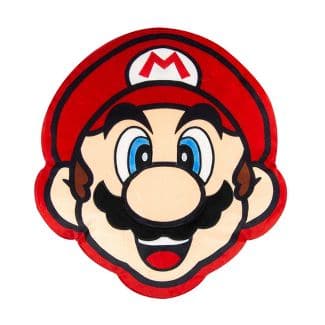 TOMY-Club Mocchi Mocchi - Nintendo Mario Head Mega Plush Stuffed Toy-T12423-Legacy Toys