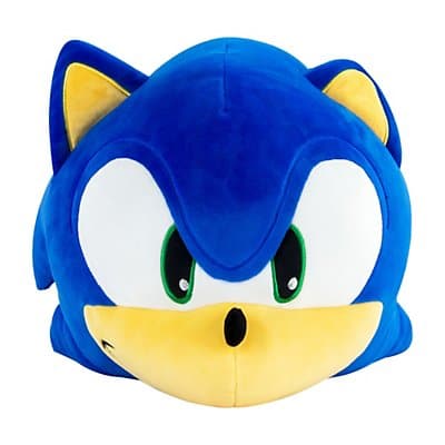 TOMY-Club Mocchi Mocchi - Sonic Hedgehog Head Mega Plush-T12815-Legacy Toys