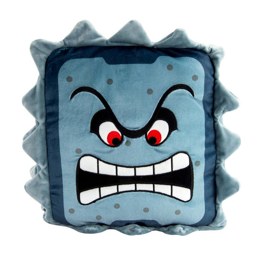 TOMY-Club Mocchi Mocchi - Super Mario™ Thwomp Mega Plush Stuffed Toy-T12429B-Legacy Toys