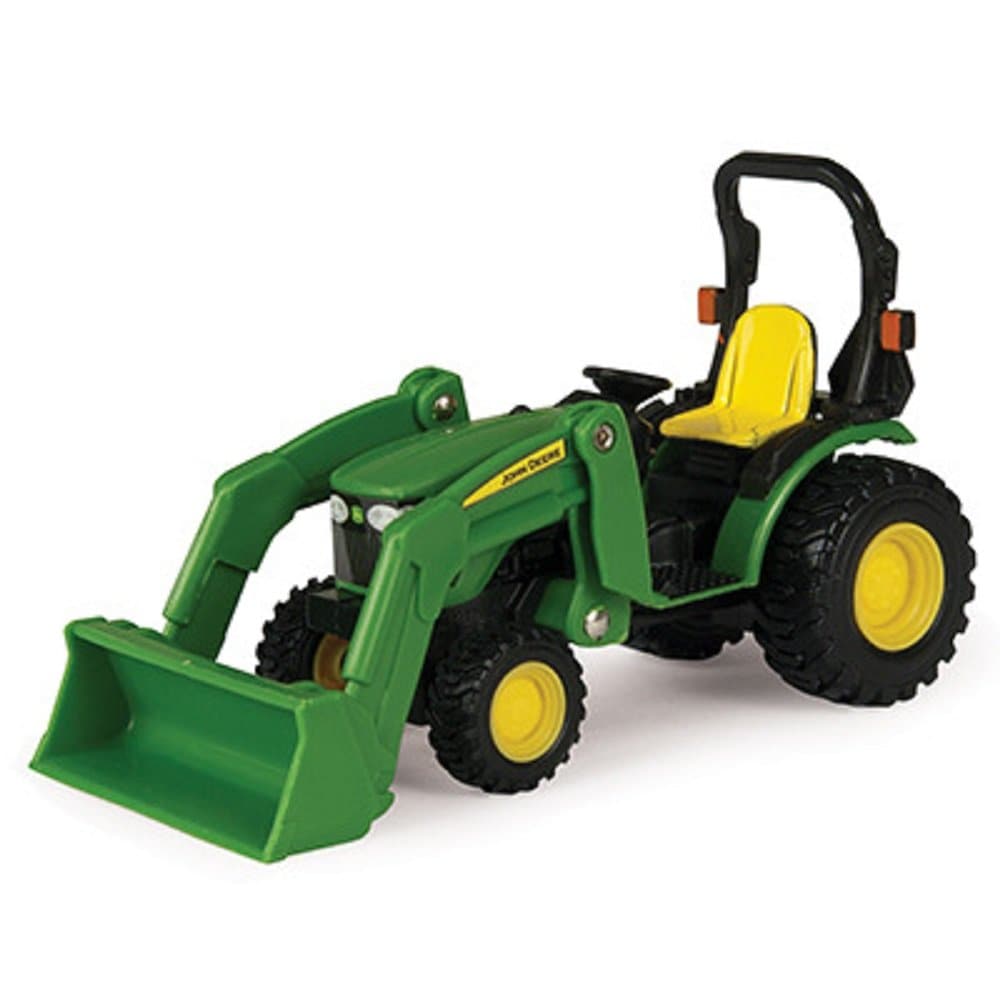 TOMY-Collect 'N Play - 1:32 John Deere Loader Tractor-46584-Legacy Toys
