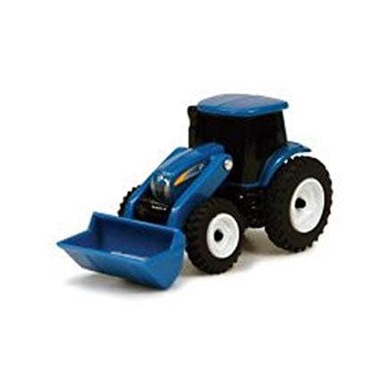 TOMY-Collect 'N Play - 3" New Holland Tractor with Loader-46575-Legacy Toys
