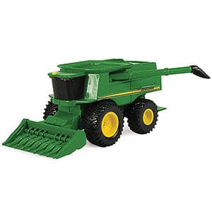 TOMY-Collect 'N Play - John Deere Mini Combine with Head-46585-Legacy Toys