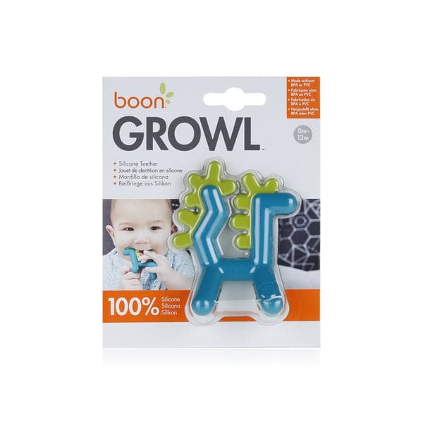 TOMY-Growl Silicone Teether-B11168A-Legacy Toys