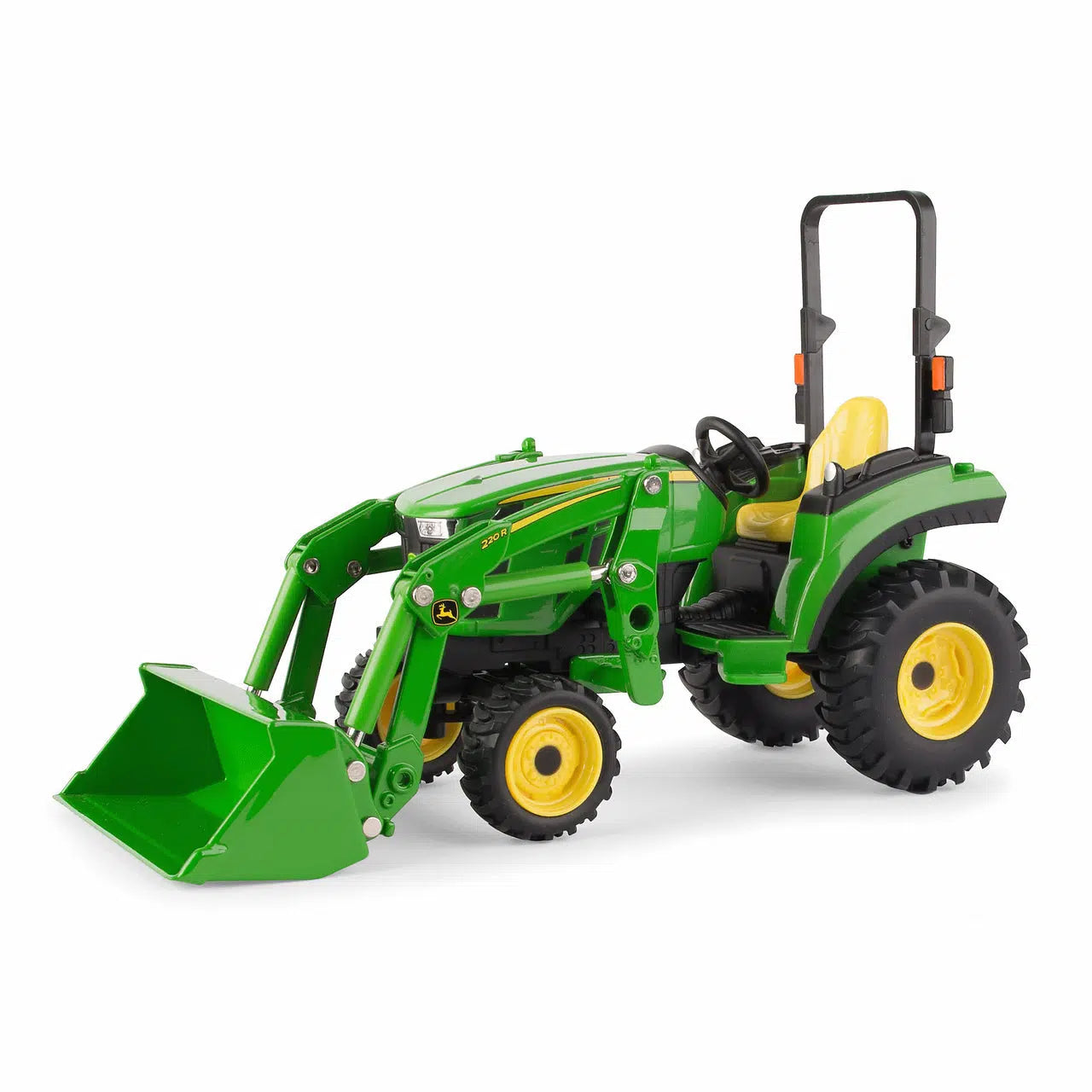 TOMY-John Deere 2038R With Loader-45676-Legacy Toys