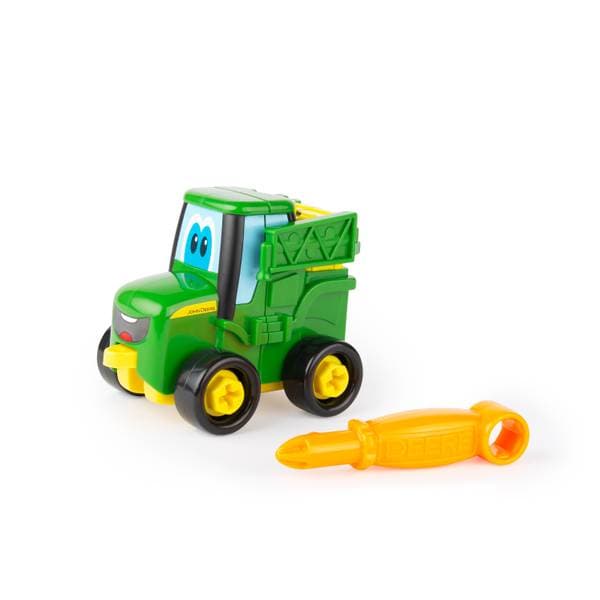 TOMY-John Deere Build A Buddy Tractor Includes Screwdriver-47208-Legacy Toys