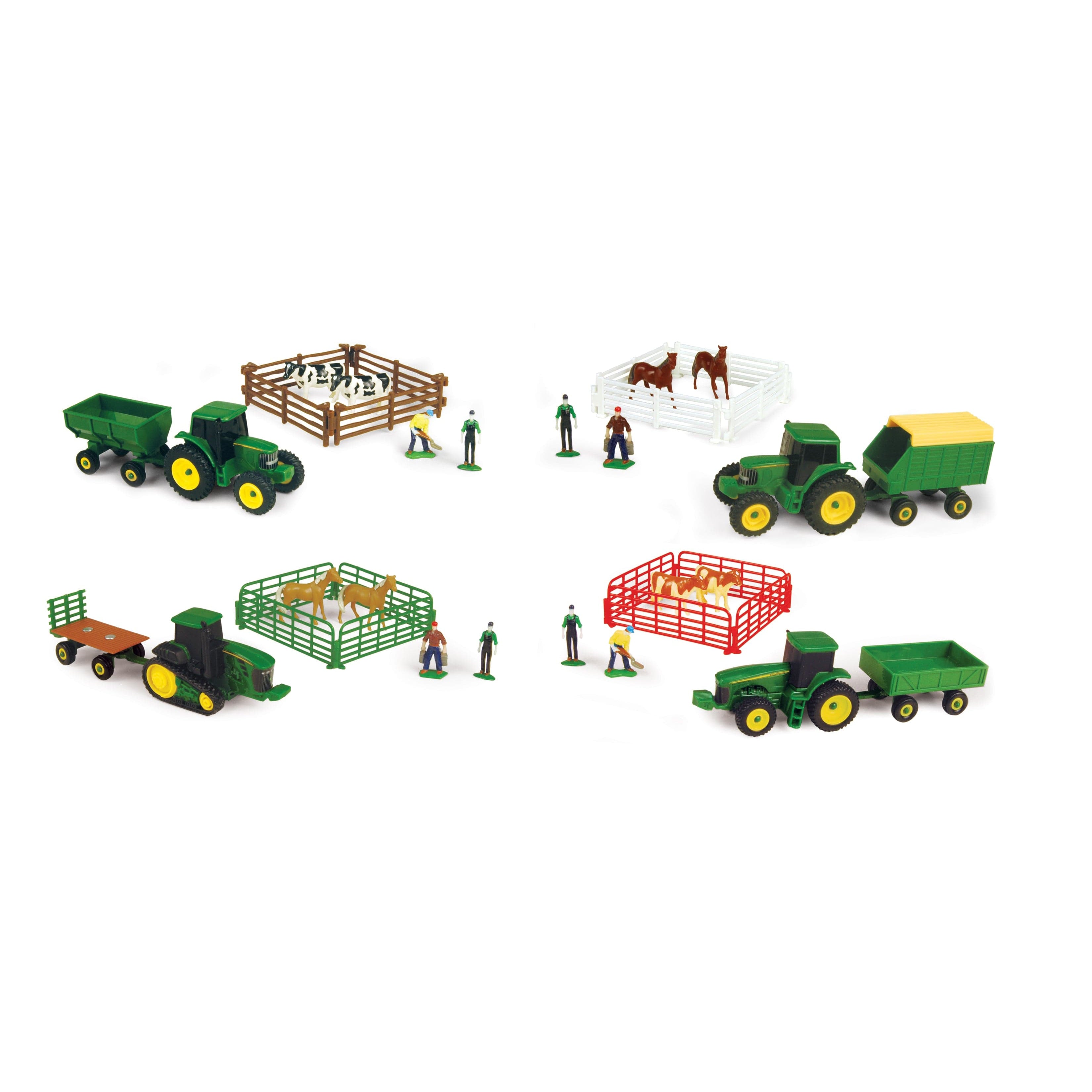 TOMY-John Deere Farm Set - 10 Pieces Assorted Styles-37657-Legacy Toys