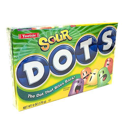 Tootsie-DOTS Sours Fruit Flavored Gum Drops 6.5 oz. Theater Box-87006-Single-Legacy Toys